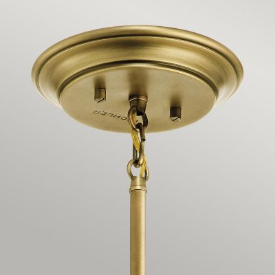 Elstead Lighting Waverly lampa wisząca 1x60 W mosiądz KL-WAVERLY-MP-NBR
