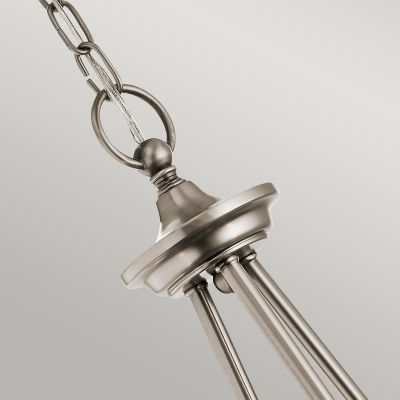 Elstead Lighting Waverly lampa wisząca 3x60 W cynowa KL-WAVERLY3-CLP