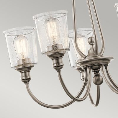 Elstead Lighting Waverly lampa wisząca 5x60 W cynowa KL-WAVERLY5-CLP