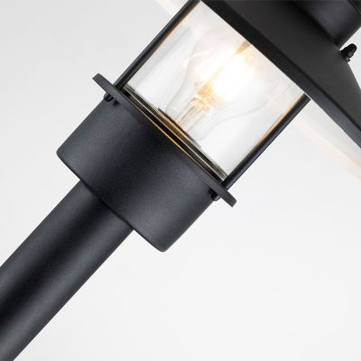 Elstead Lighting Klampenborg lampa stojąca zewnętrzna 1x60 W czarna KLAMPENBORG-BOL-BK