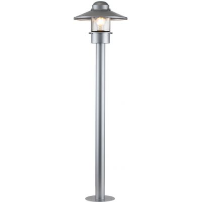 Elstead Lighting Klampenborg lampa stojąca zewnętrzna 1x60 W srebrna KLAMPENBORG-BOL-SIL