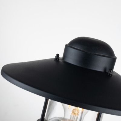 Elstead Lighting Klampenborg lampa stojąca zewnętrzna 1x60 W czarna KLAMPENBORG-PED-BK