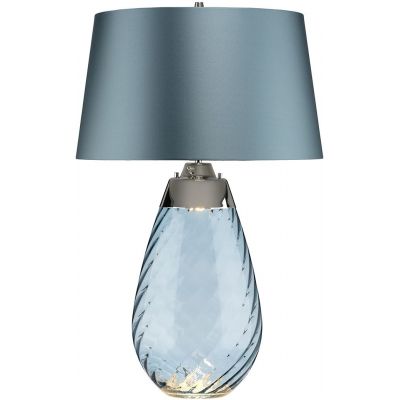 Elstead Lighting Lena lampa stołowa 1x60 W 1x7 W LED niebieska LENA-TL-L-BLUE