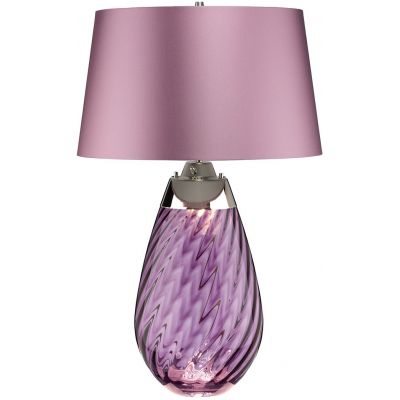 Elstead Lighting Lena lampa stołowa 1x60 W 1x7 W LED fioletowa LENA-TL-L-PLUM
