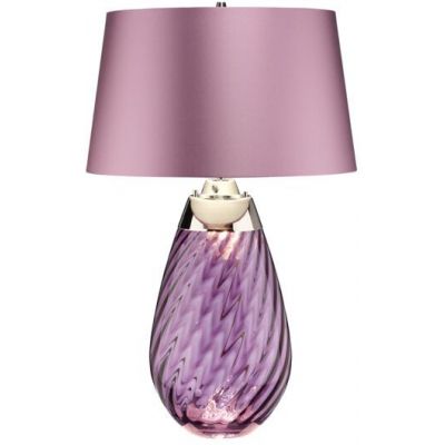 Elstead Lighting Lena lampa stołowa 1x60 W 1x7 W LED fioletowa LENA-TL-L-PLUM