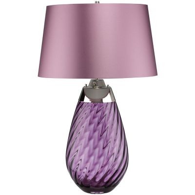 Elstead Lighting Lena lampa stołowa 1x60 W 1x7 W LED fioletowa LENA-TL-L-PLUM