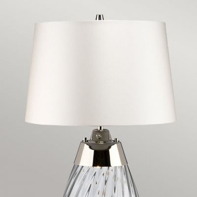 Elstead Lighting Lena lampa stołowa 1x60 W 1x7 W LED przydymiony/satyna LENA-TL-S-SMOKE-OWSS