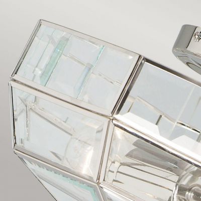 Elstead Lighting Old Park lampa podsufitowa 2x60 W polerowany nikiel OLD-PARK-PN