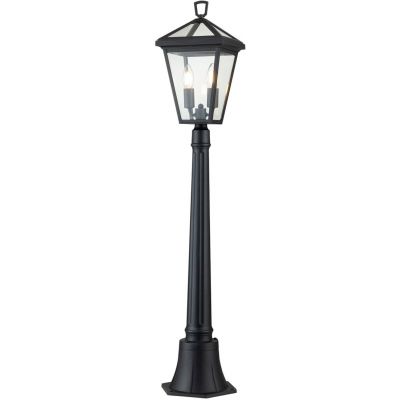 Quintiesse Alford Place lampa stojąca zewnętrzna 2x40 W czarna QN-ALFORD-PLACE-4B-S-MB