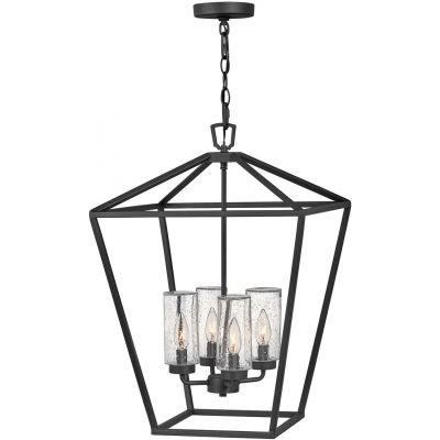 Quintiesse Alford Place lampa wisząca 4x40 W czarna QN-ALFORD-PLACE-4P-MB