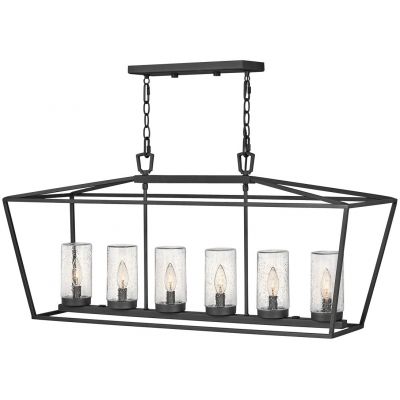 Quintiesse Alford Place lampa wisząca 6x40 W czarna QN-ALFORD-PLACE-6P-MB