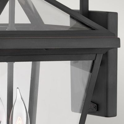 Quintiesse Alford Place kinkiet zewnętrzny 2x40 W czarny QN-ALFORD-PLACE2-S-MB