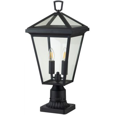 Quintiesse Alford Place lampa stojąca zewnętrzna 2x40 W czarna QN-ALFORD-PLACE3-M-MB