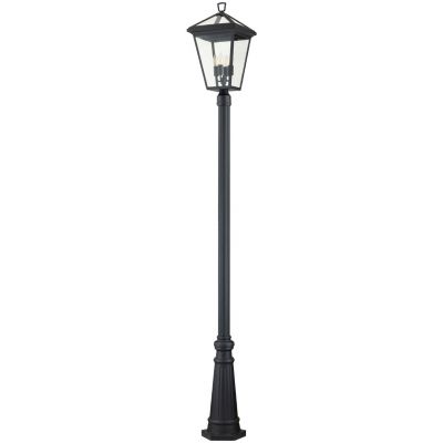 Quintiesse Alford Place lampa stojąca zewnętrzna 4x40 W czarna QN-ALFORD-PLACE5-L-MB