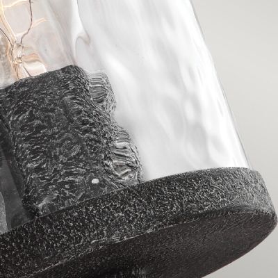 Quintiesse Angelo kinkiet 1x60 W ciemne żelazo/postarzane drewno dębowe QN-ANGELO1