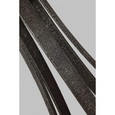 Quintiesse Angelo lampa wisząca 5x60 W ciemne żelazo/postarzane drewno dębowe QN-ANGELO5