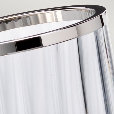 Quintiesse Arno lampa stołowa 1x9 W przydymiona/polerowany nikiel  QN-ARNO-SMOKE-PN