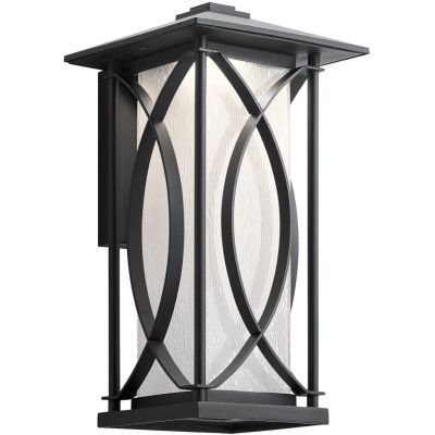 Quintiesse Ashbern kinkiet zewnętrzny 1x60 W teksturowana czerń QN-ASHBERN-M