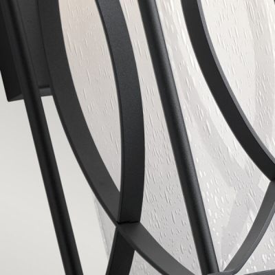 Quintiesse Ashbern kinkiet zewnętrzny 1x60 W teksturowana czerń QN-ASHBERN-M