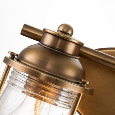 Quintiesse Ashland Bay kinkiet 2x60 W mosiądz QN-ASHLANDBAY2-NBR-BATH