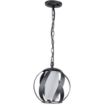 Quintiesse Blacksmith lampa wisząca 1x40 W stara czerń-opal QN-BLACKSMITH-P-OBK