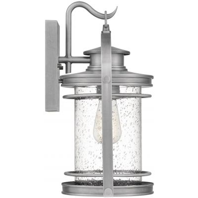 Quintiesse Booker kinkiet zewnętrzny 1x60 W przezroczysty-aluminium QN-BOOKER-S-IA