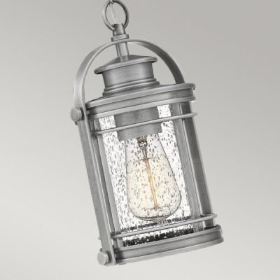 Quintiesse Booker lampa wisząca 1x60 W przezroczysta-aluminium QN-BOOKER8-S-IA
