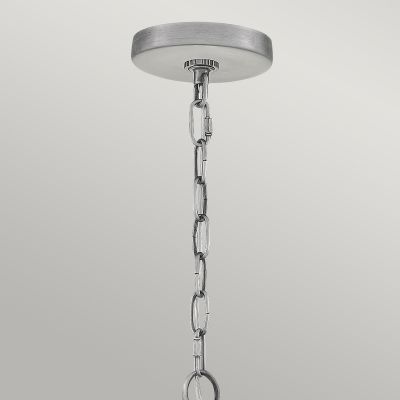 Quintiesse Booker lampa wisząca 1x60 W przezroczysta-aluminium QN-BOOKER8-S-IA