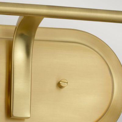 Quintiesse Braelyn kinkiet 2x40 W szczotkowany mosiądz-przezroczysty QN-BRAELYN2-BB