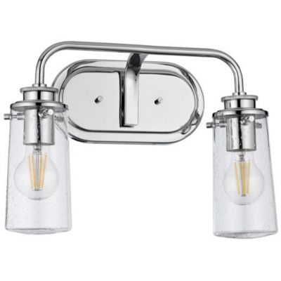 Quintiesse Braelyn kinkiet 2x40 W polerowany chrom-przezroczysty QN-BRAELYN2-PC