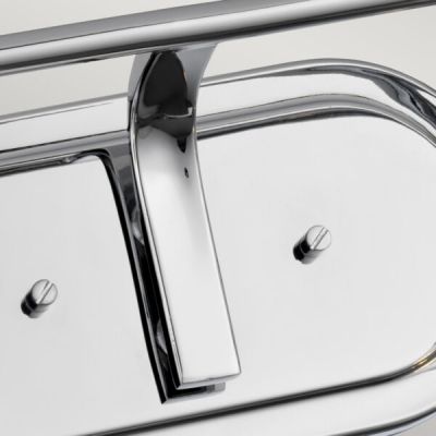 Quintiesse Braelyn kinkiet 2x40 W polerowany chrom-przezroczysty QN-BRAELYN2-PC