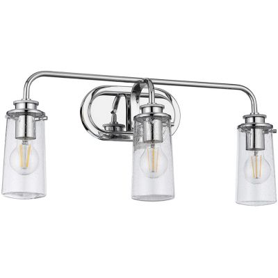 Quintiesse Braelyn kinkiet 3x40 W polerowany chrom-przezroczysty QN-BRAELYN3-PC