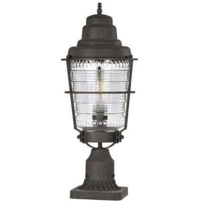 Quintiesse Chance Harbor lampa stojąca zewnętrzna 1x60 W postarzany cynk QN-CHANCE-HARBOR3