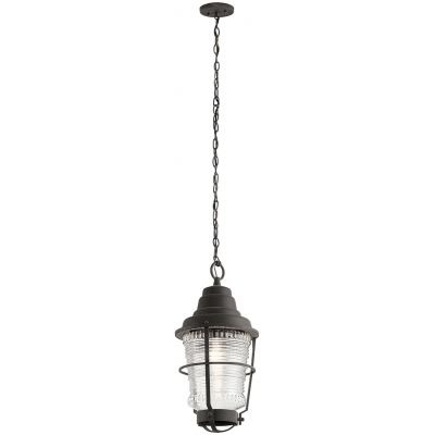 Quintiesse Chance Harbor lampa wisząca zewnętrzna 1x60 W postarzany cynk QN-CHANCE-HARBOR8