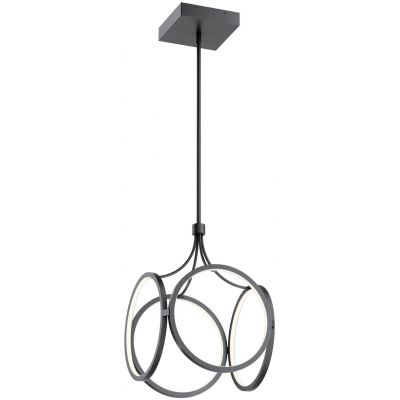 Quintiesse Ciri lampa wisząca 1x45 W czarny mat QN-CIRI-P-MBK