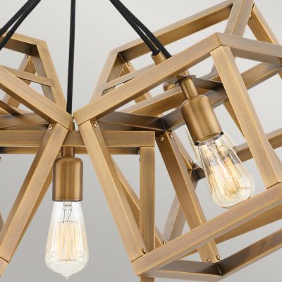 Quintiesse Ensemble lampa wisząca 5x60 W szczotkowany brąz  QN-ENSEMBLE5P-BB