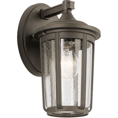 Quintiesse Fairfield kinkiet zewnętrzny 1x60 W przezroczysty-stary brąz QN-FAIRFIELD-M-OZ