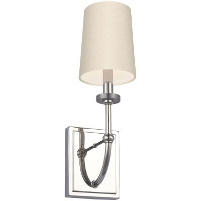 Quintiesse Felixstowe kinkiet 1x3 W polerowany chrom-kremowy QN-FELIXSTOWE1-C