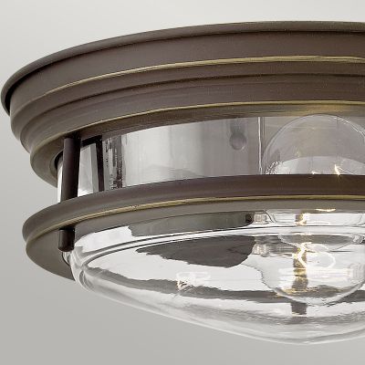 Quintiesse Hadrian lampa podsufitowa 2x40 W przezroczysta/olejowany brąz QN-HADRIAN-FS-OZ-CLEAR
