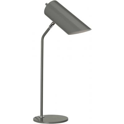 Elstead Lighting Quinto lampa biurkowa 1x8 W ciemnoszara-polerowany nikiel QUINTO-TL-GPN
