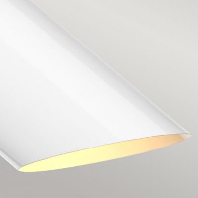 Elstead Lighting Quinto lampa biurkowa 1x8 W biała-postarzany mosiądz QUINTO-TL-WAB