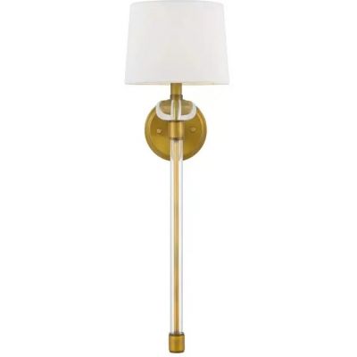 Elstead Lighting Barbour kinkiet 1x40 W postarzany mosiądz QZ-BARBOUR1-WS