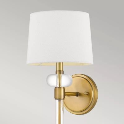 Elstead Lighting Barbour kinkiet 1x40 W postarzany mosiądz QZ-BARBOUR1-WS