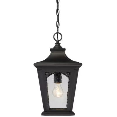 Elstead Lighting Bedford lampa wisząca 1x60 W czarna QZ-BEDFORD8-S