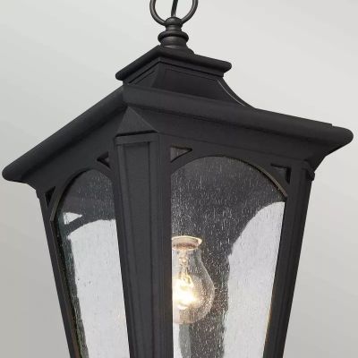 Elstead Lighting Bedford lampa wisząca 1x60 W czarna QZ-BEDFORD8-S