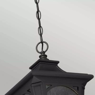 Elstead Lighting Bedford lampa wisząca 1x60 W czarna QZ-BEDFORD8-S