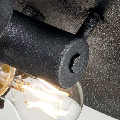 Elstead Lighting Bradbury plafon 2x60 W popielaty QZ-BRADBURY-F-GK
