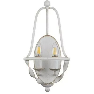 Elstead Lighting Bradbury kinkiet 2x40 W antyczna biel QZ-BRADBURY2-AWH