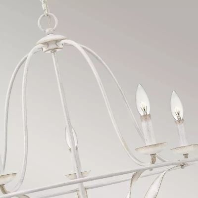 Elstead Lighting Bradbury lampa wisząca 5x40 W antyczna biel QZ-BRADBURY5-AWH