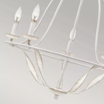 Elstead Lighting Bradbury lampa wisząca 5x40 W antyczna biel QZ-BRADBURY5-AWH